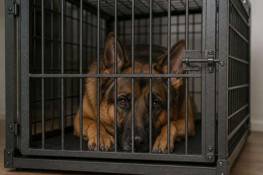 12 Most Durable Heavy-Duty Dog Crates for Large Dogs With Separation Anxiety pawpaw10