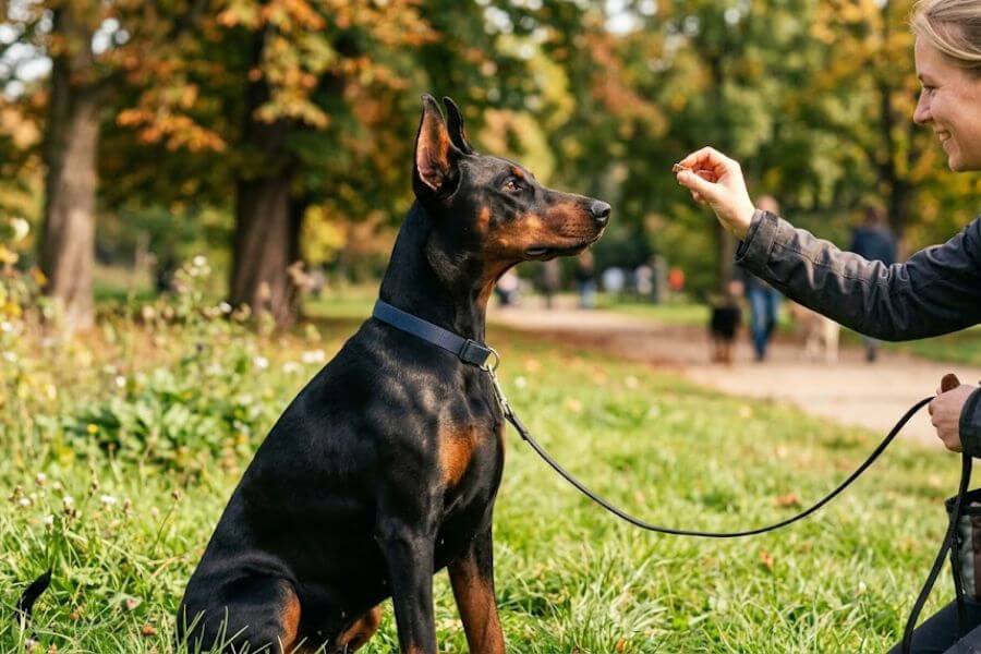 Read more about the article Doberman Pinscher Obedience Training: A Guide for Beginners