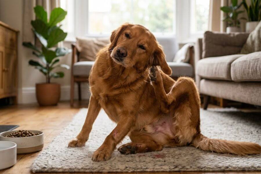 Read more about the article 9 Most Common Symptoms of Dog Food Allergies and How to Spot Them