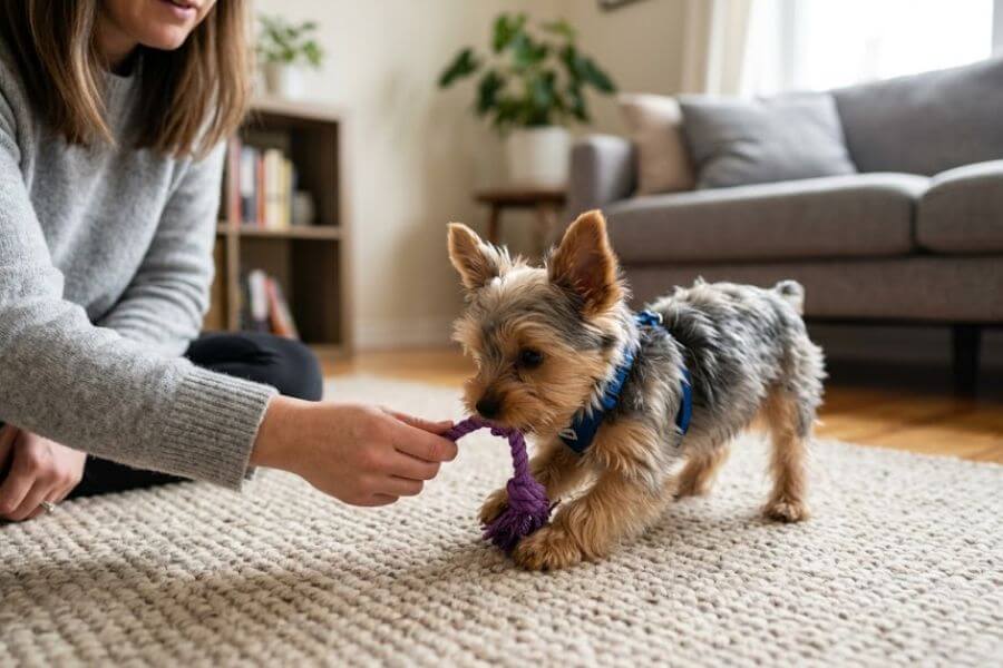 Read more about the article How to Stop Puppy Biting Fast: A Complete Guide for Toy Breeds