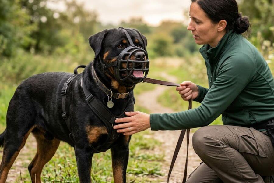 Read more about the article How to Train an Aggressive Rottweiler: When to See a Behaviorist
