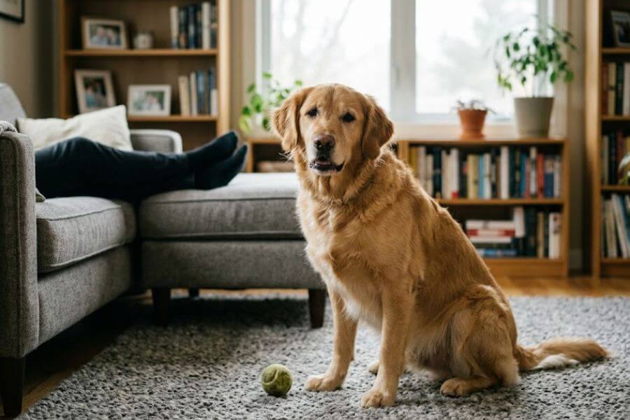 Read more about the article 12 Most Common Reasons Your Dog Whines for No Reason