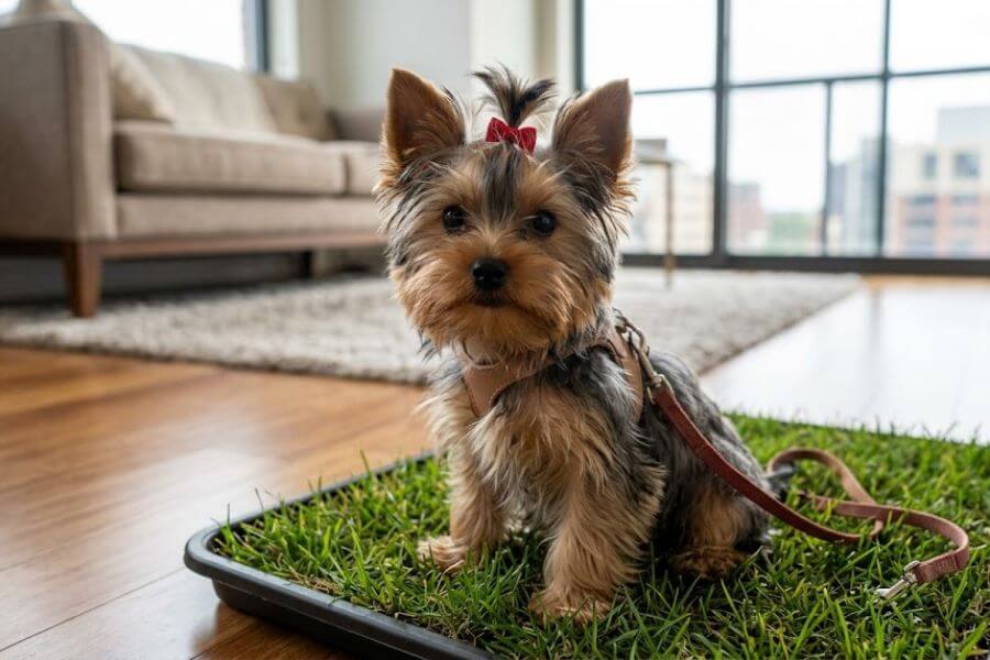 Read more about the article Yorkshire Terrier Potty Training Guide for Apartment Living