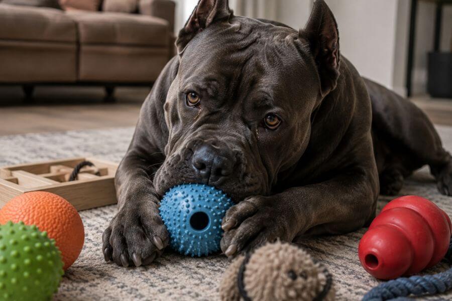 Read more about the article 7 Best Interactive Toys to Keep a Cane Corso Busy