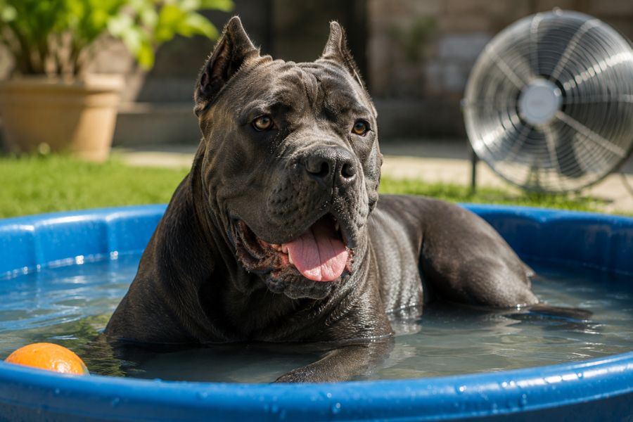 Read more about the article 6 Best Ways to Keep Your Cane Corso Cool in Hot Summer Weather
