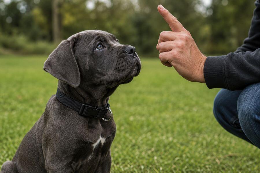 Read more about the article 8 Most Vital Commands to Teach a Cane Corso Puppy First