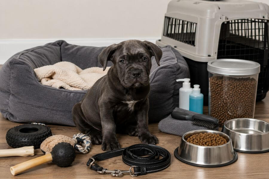 Read more about the article 7 Most Vital Items to Buy Before Bringing Your Cane Corso Puppy Home